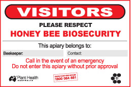 Farm Biosecurity sign 900x600mm