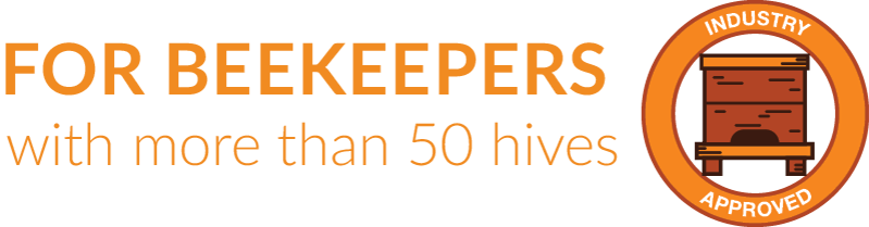 For beekeepers with more than 50 hives